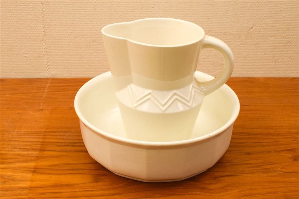 Porseleinen Wastafelset 50853, Ophalen of Verzenden