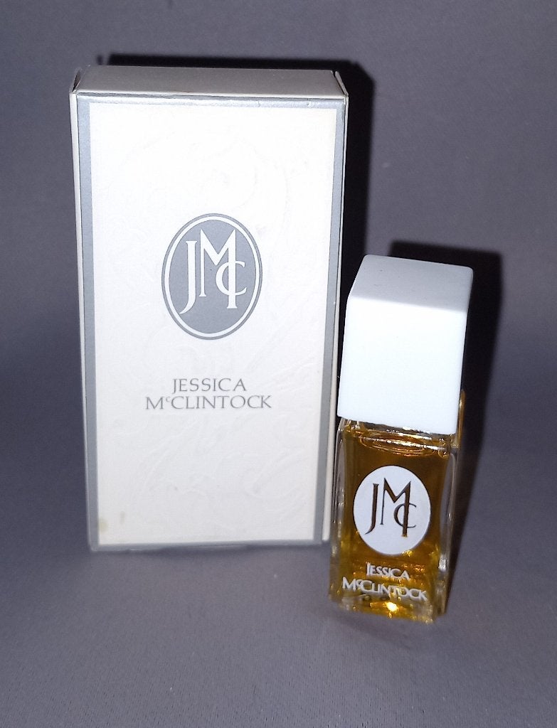 Volle parfum mini - Jessica mc clintock + doosje, Verzamelen, Ophalen of Verzenden, Zo goed als nieuw, Miniatuur, Gevuld
