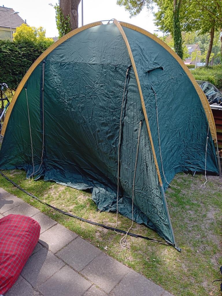 Ruime Vissers Tent met Binnentent - Eenvoudig Op Te Zetten, Caravans en Kamperen, Ophalen of Verzenden