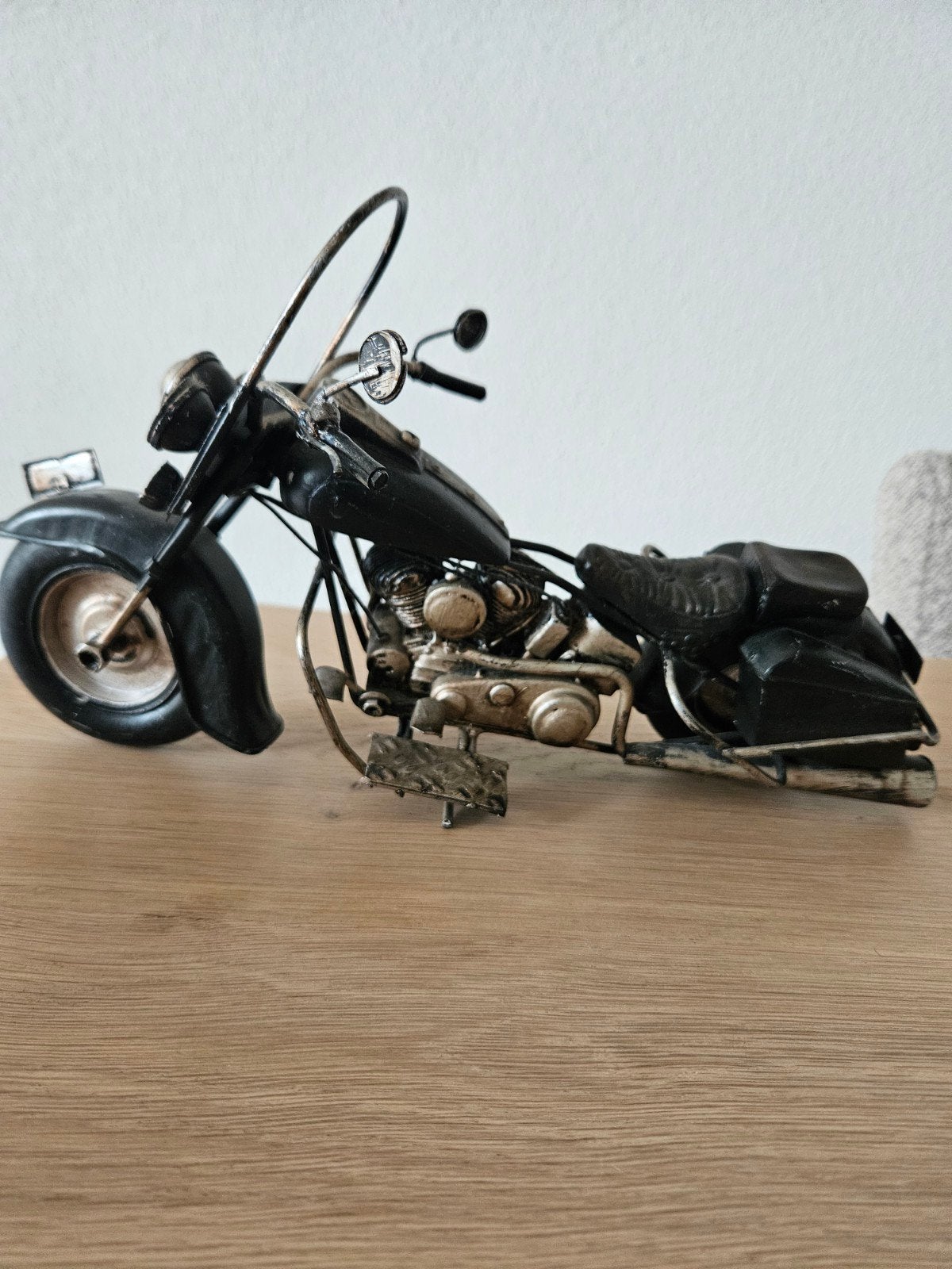 Mooie miniatuur motor, Ophalen, Zilver, Overige materialen