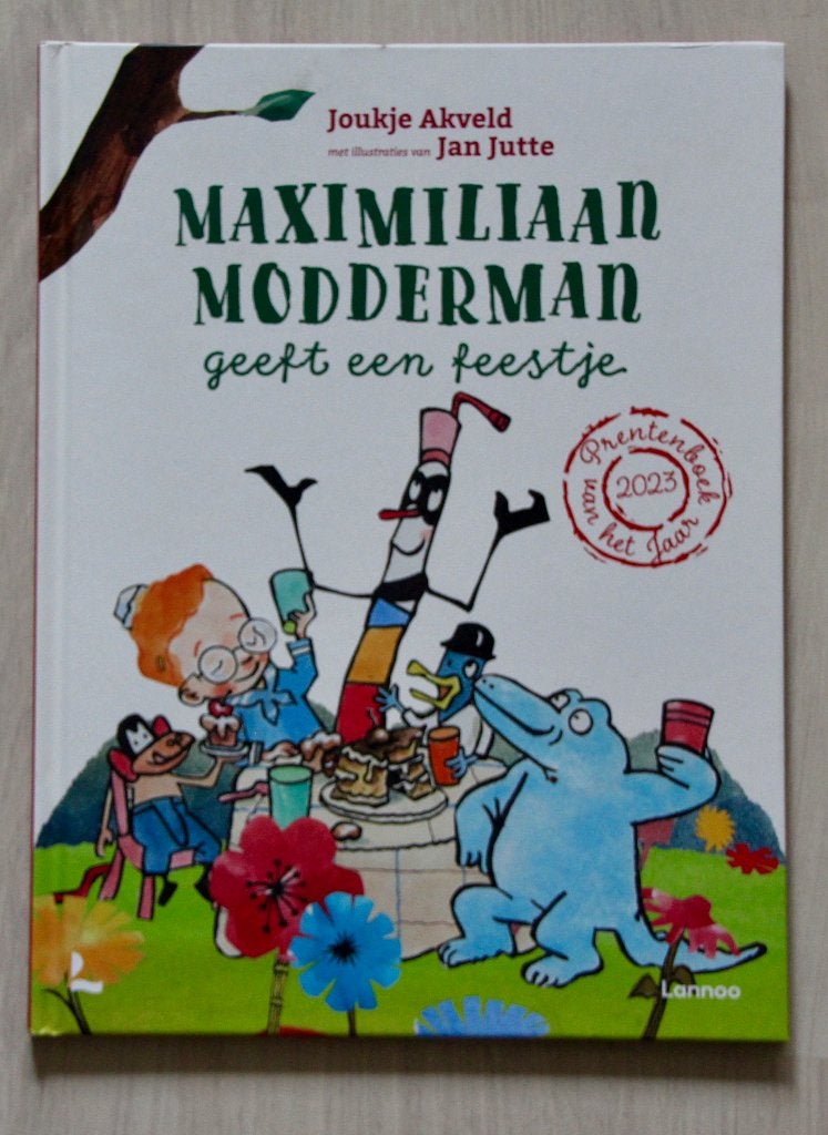 Joukje Akveld - Maximilaan Modderman geeft een feestje  2023, Fictie algemeen, JAN JUTTE & Joukje Akveld, Jongen of Meisje, Ophalen of Verzenden