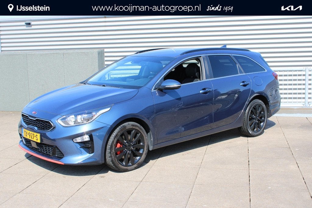 Kia Ceed Sportswagon 1.4 T-GDi DynamicPlusLine Stuurverwarmi, Auto's, Kia, Voorwielaandrijving, Euro 6, 4 cilinders, Blauw