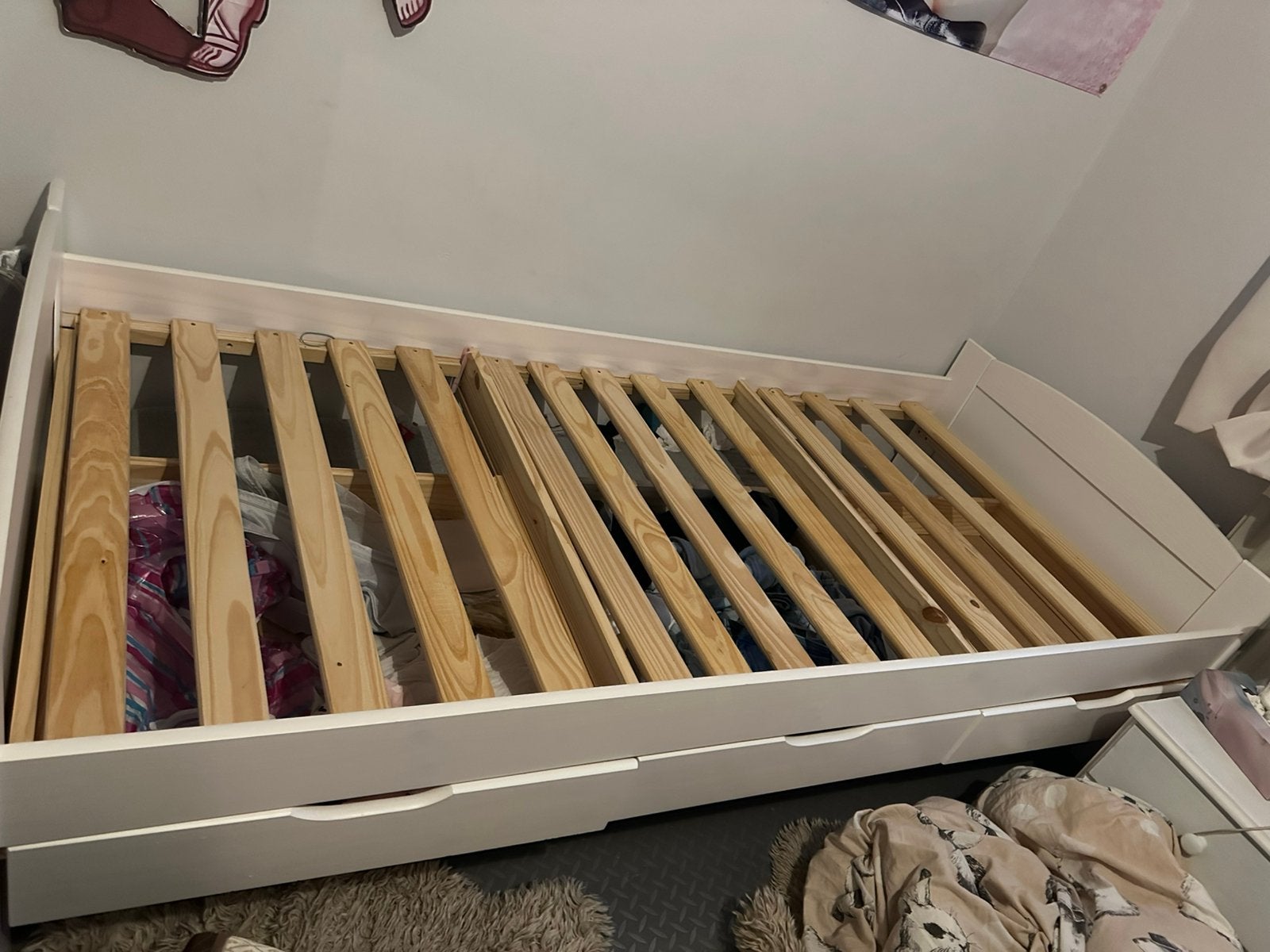 Bed te koop, Ophalen, 210 cm, Tweepersoons, Zo goed als nieuw