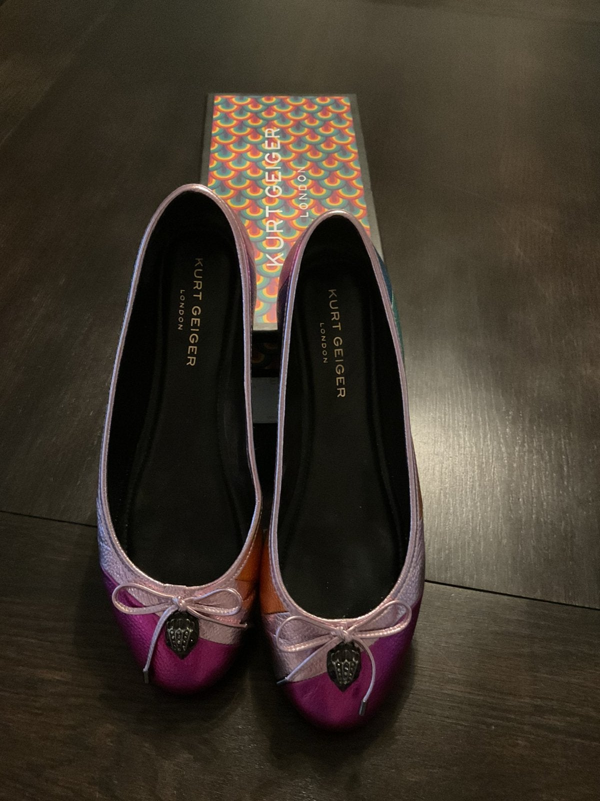 Kurt Geiger ballerina maat 42, Overige kleuren, Zo goed als nieuw, Ballerina's, Ophalen of Verzenden