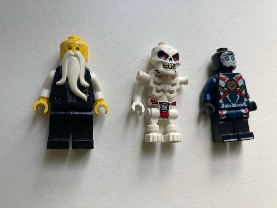 Lego Minifiguren: Skelet, wu, pixal, Inclusief minifiguren, Gebruikt, Lego, Ophalen of Verzenden