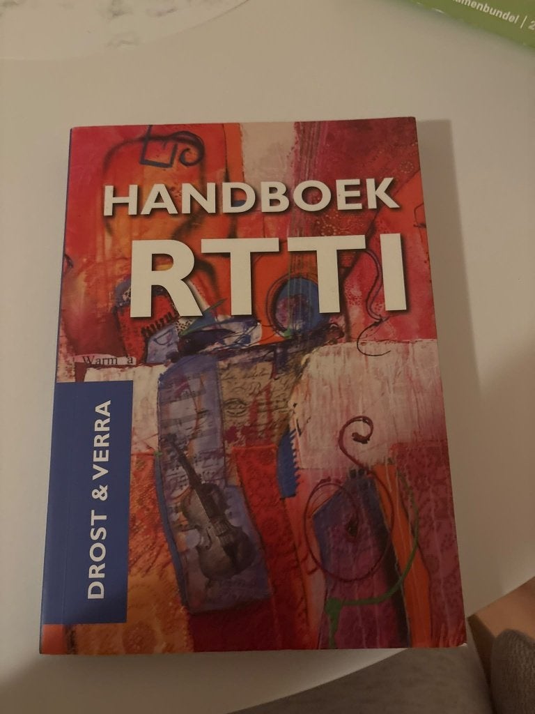 Handboek RTTI - Drost & Verra, Verzenden, HBO, Zo goed als nieuw, Alpha