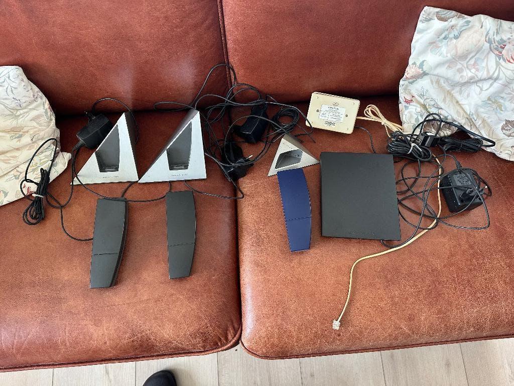 Telefoons, Telecommunicatie, Ophalen of Verzenden, Gebruikt, 3 handsets