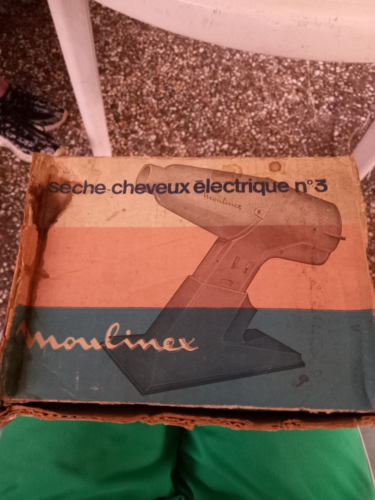 Vintage Moulinex Haardroger - Jaren '70, Witgoed en Apparatuur, Ophalen of Verzenden, Haarverzorging