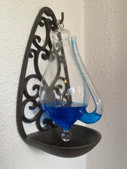 Barometer / donderglas gietijzer, Ophalen of Verzenden, Gebruikt, Barometer