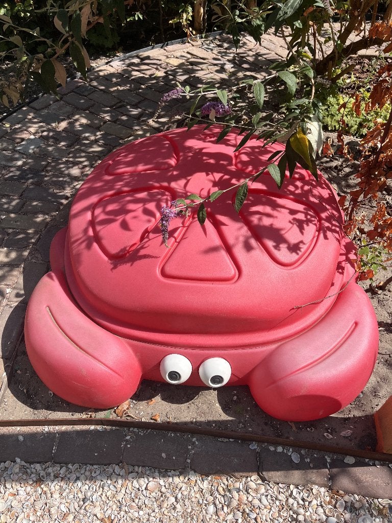 zandbak krab rood, Ophalen of Verzenden, Gebruikt