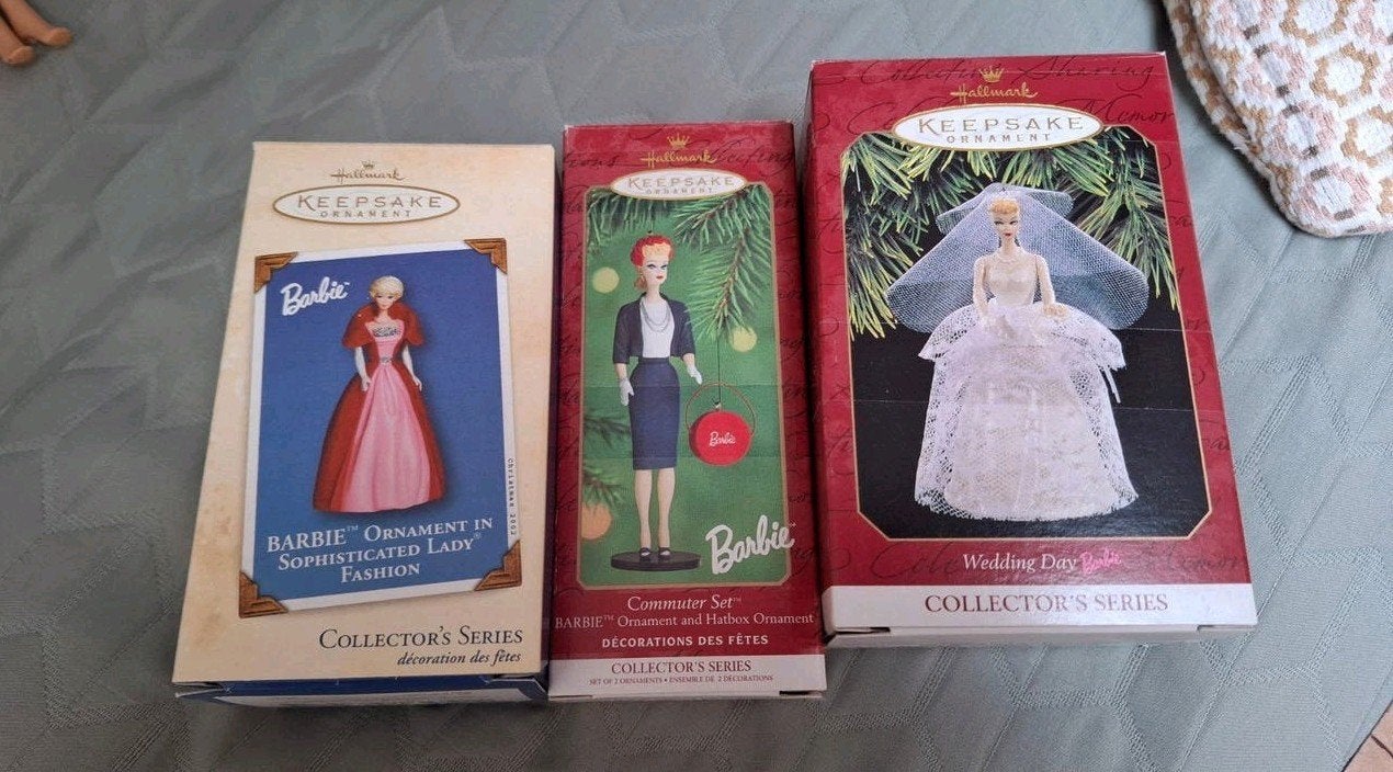 Barbie Keepsake Ornamenten Collectie (3 stuks), Verzamelen, Ophalen of Verzenden, Nieuw, Overige typen