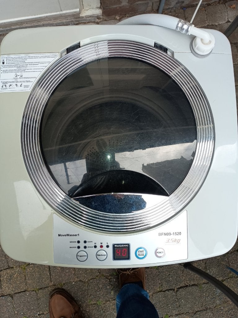 Movewasser 1 Compacte Bovenlader Wasmachine, Ophalen, Minder dan 4 kg, Bovenlader, 85 tot 90 cm
