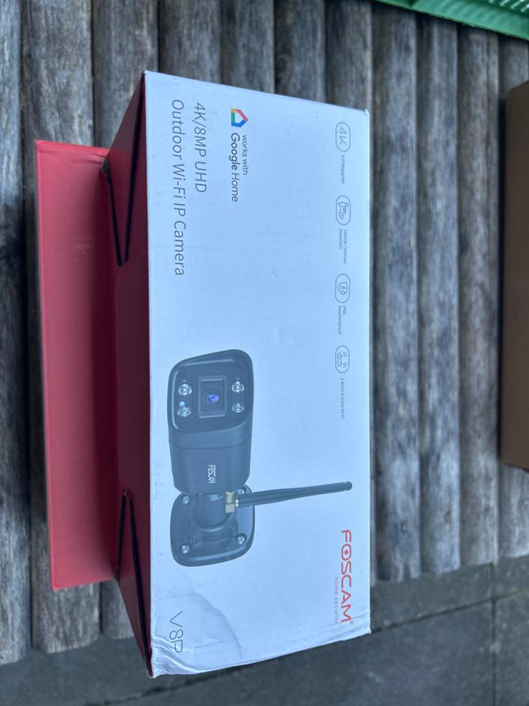 Foscam 4K/8MP UHD Outdoor Wi-Fi IP Camera, Ophalen of Verzenden, Nieuw, Buitencamera