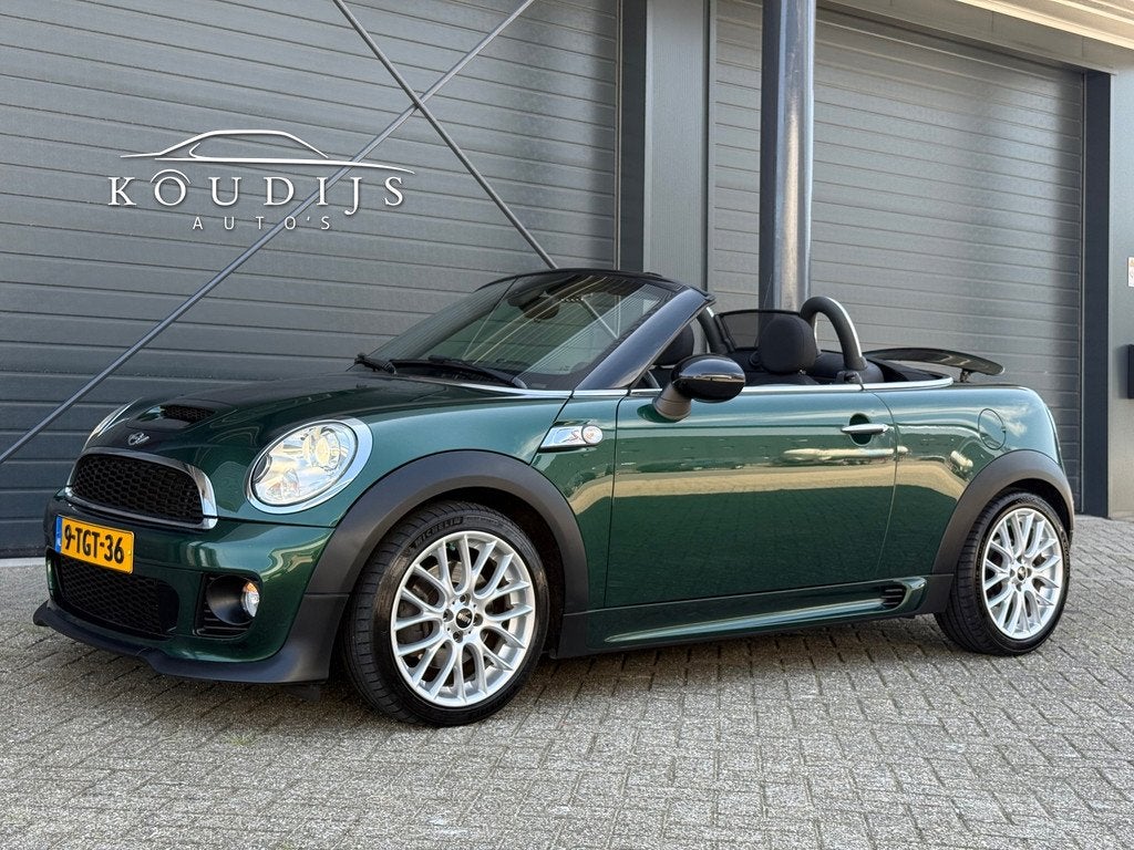 Mini Roadster 1.6 John Cooper Works S, Britisch Racing green, Auto's, Mini, Voorwielaandrijving, Gebruikt, Zwart, 4 cilinders