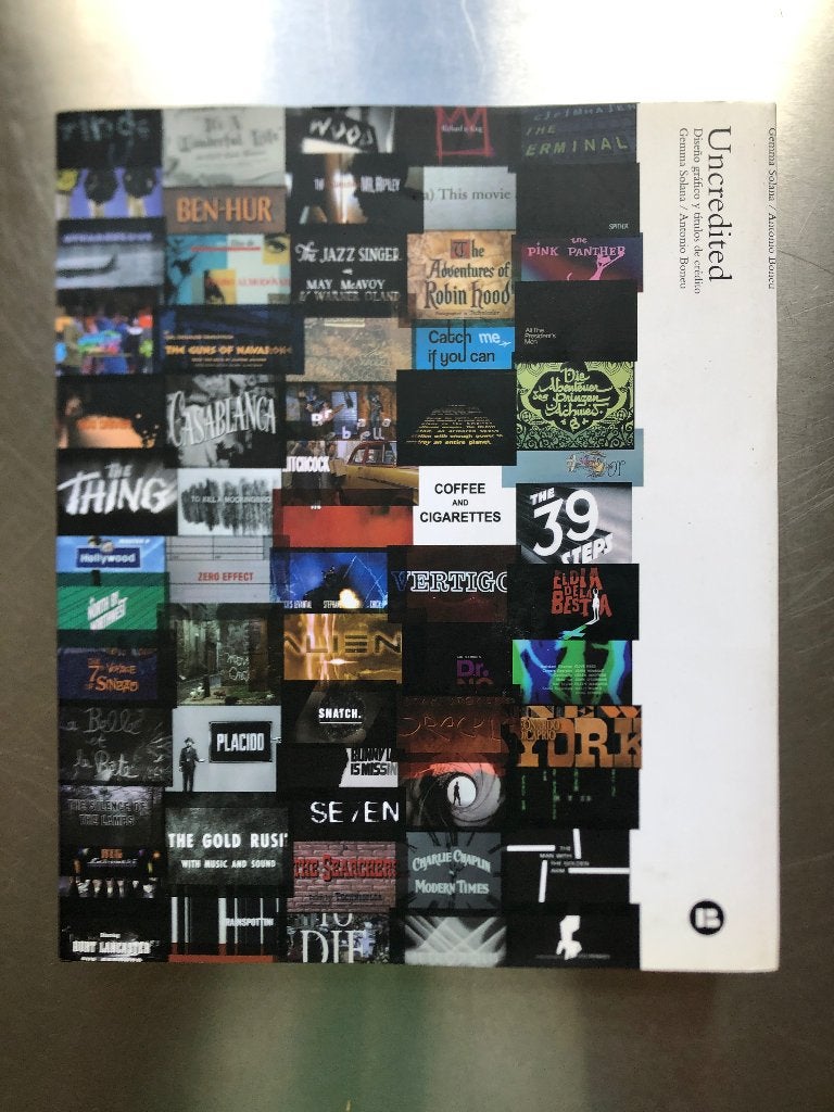Uncredited: Diseño gráfico y titulos de crédito en el cine, Boeken, Ophalen of Verzenden, Zo goed als nieuw, Overige onderwerpen
