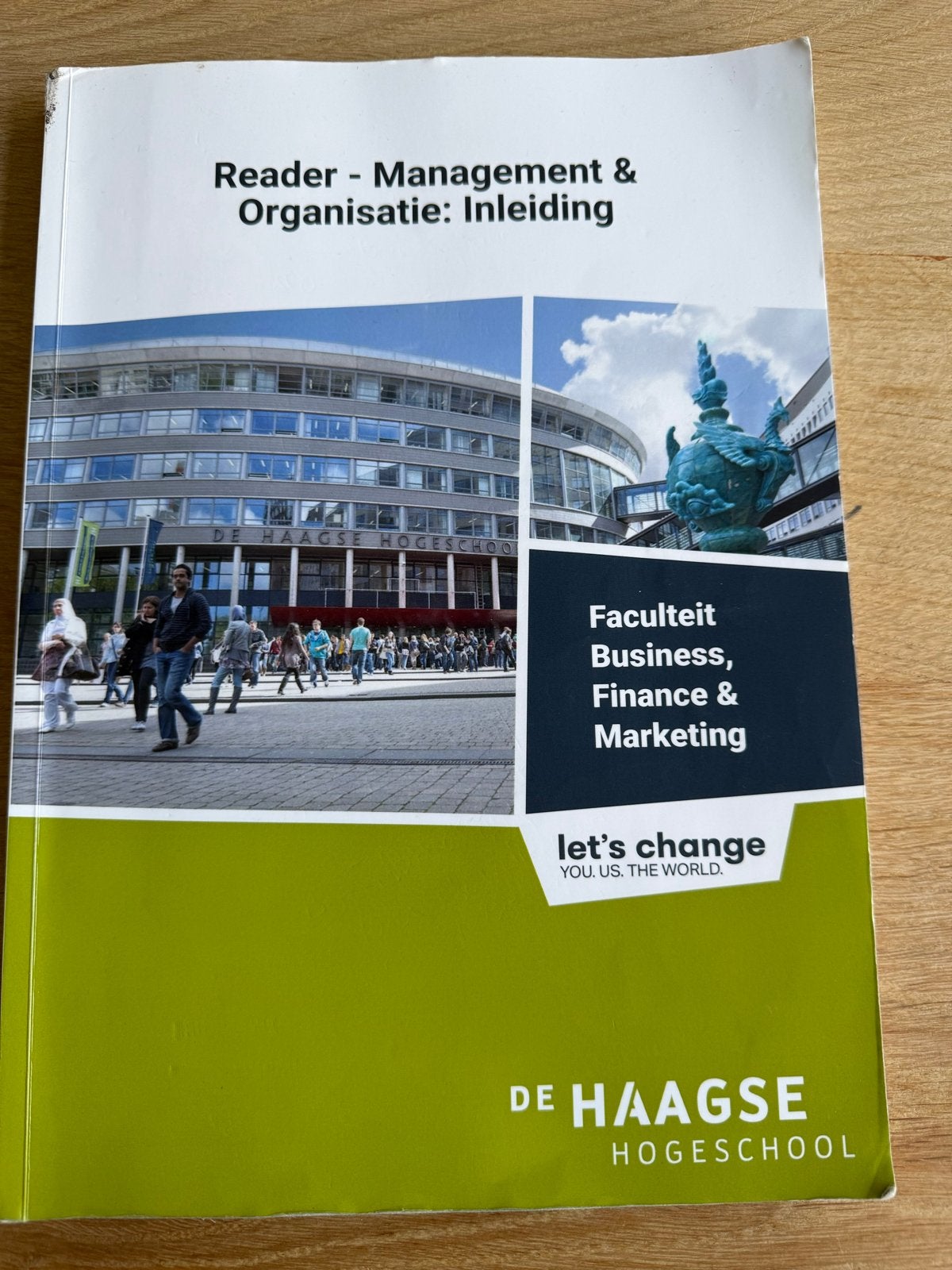 Reader Management & Organisatie Haagse Hogeschool, Verzenden, Gamma, Zo goed als nieuw, HBO
