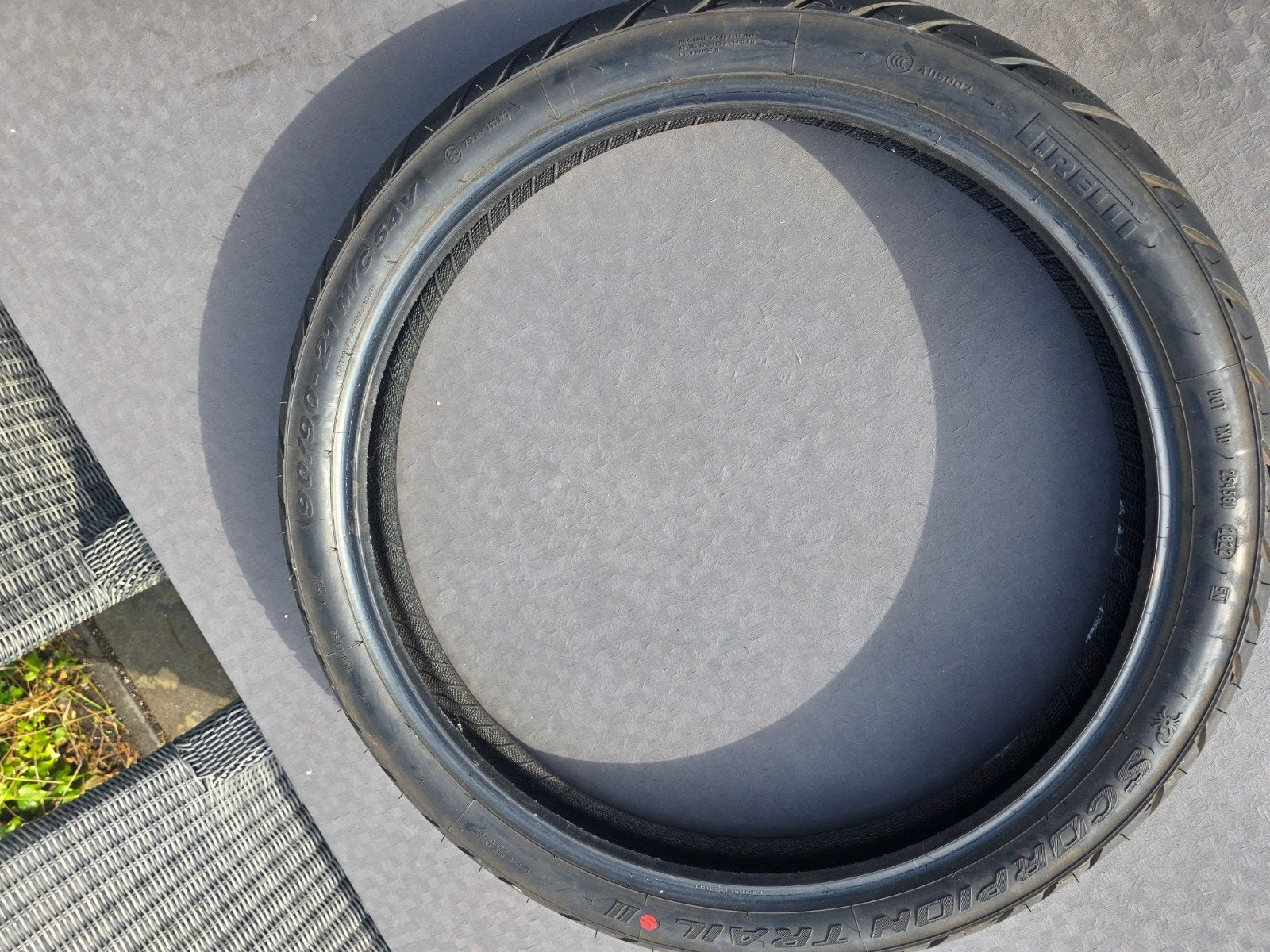 Pirelli Scorpion Trail III motorbanden set 18 & 21 inch, Ophalen of Verzenden, Gebruikt