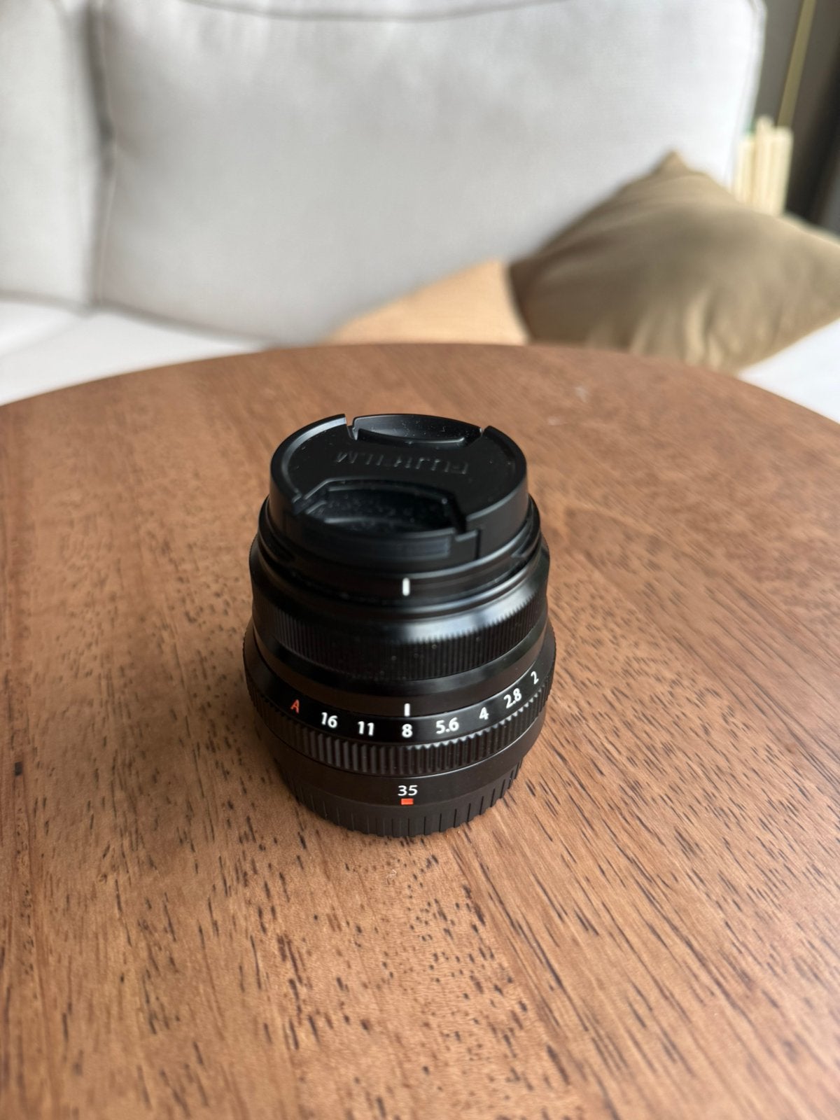 Fujifilm 35 mm f/2, Ophalen of Verzenden, Zo goed als nieuw, Standaardlens
