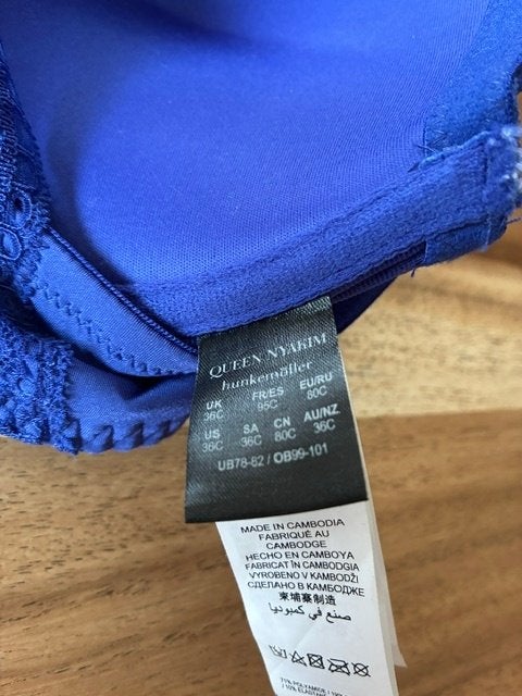 BH 80C Hunkemoller  Nieuw, Hunkemöller, Ophalen of Verzenden, Blauw, BH