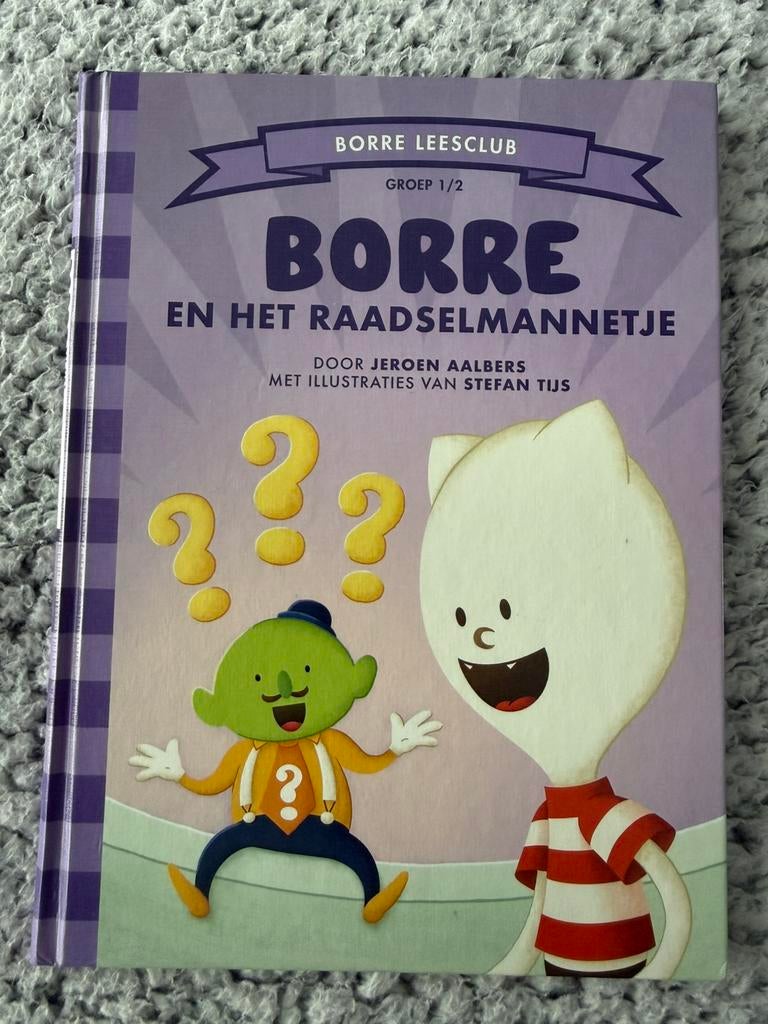 paars boekje groep 1/2 Borre en het raadselmannetje, Boeken, Ophalen of Verzenden, Zo goed als nieuw, Jongen of Meisje, Fictie algemeen