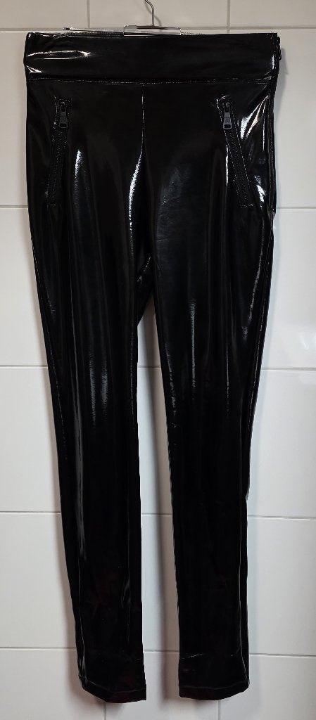 Nikkie broek lakleer look maat 34, Zwart, Ophalen of Verzenden, Nikkie, Maat 34 (XS) of kleiner