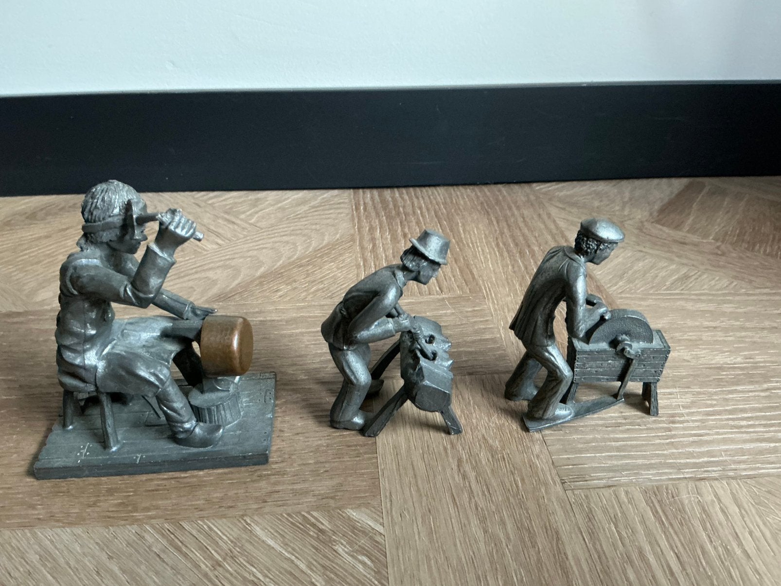 royal daalderop tinnen ambacht,scharensliep,klomp,kopersmid, Antiek en Kunst, Antiek | Tin, Verzenden