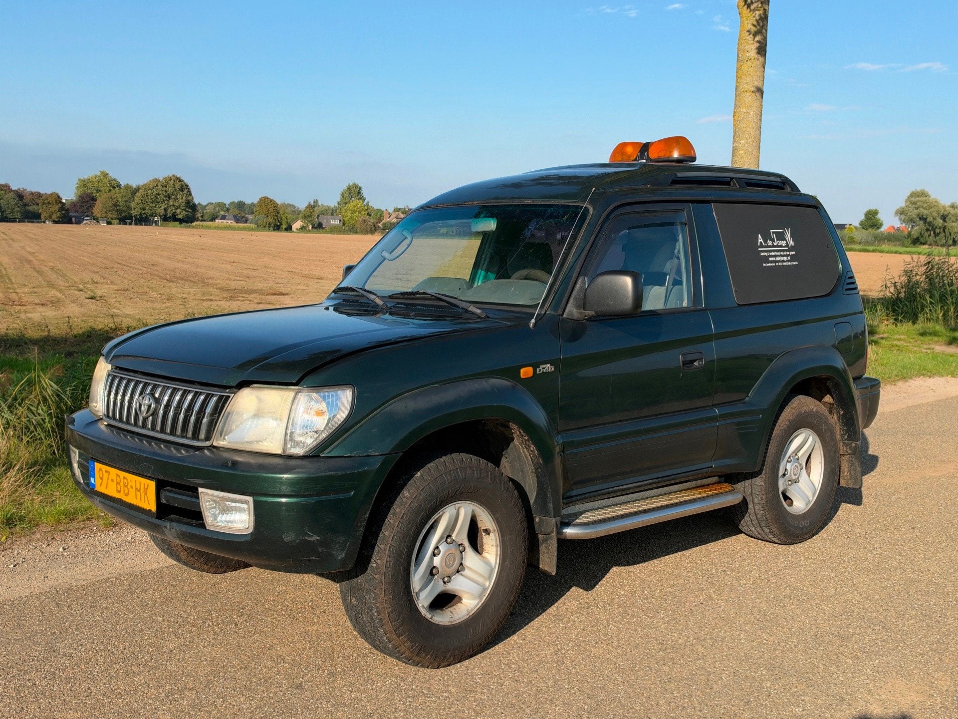 Toyota LandCruiser 90 3.0 D4-D HR Blind Van Airco APK 10-202, Auto's, Automaat, Stof, Gebruikt, 4 cilinders