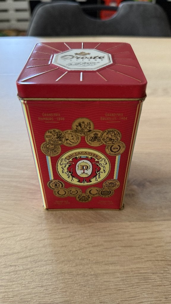 Droste opbergdoos, Verzamelen, Blikken, Ophalen of Verzenden, Zo goed als nieuw, Overige, Droste