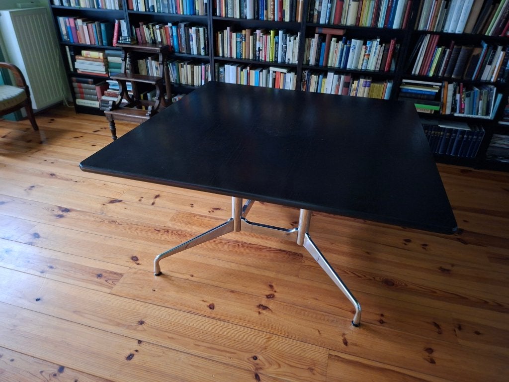 Eames Contract Table by Vitra, Ophalen, Charles and Ray Eames, Vierkant, Zo goed als nieuw