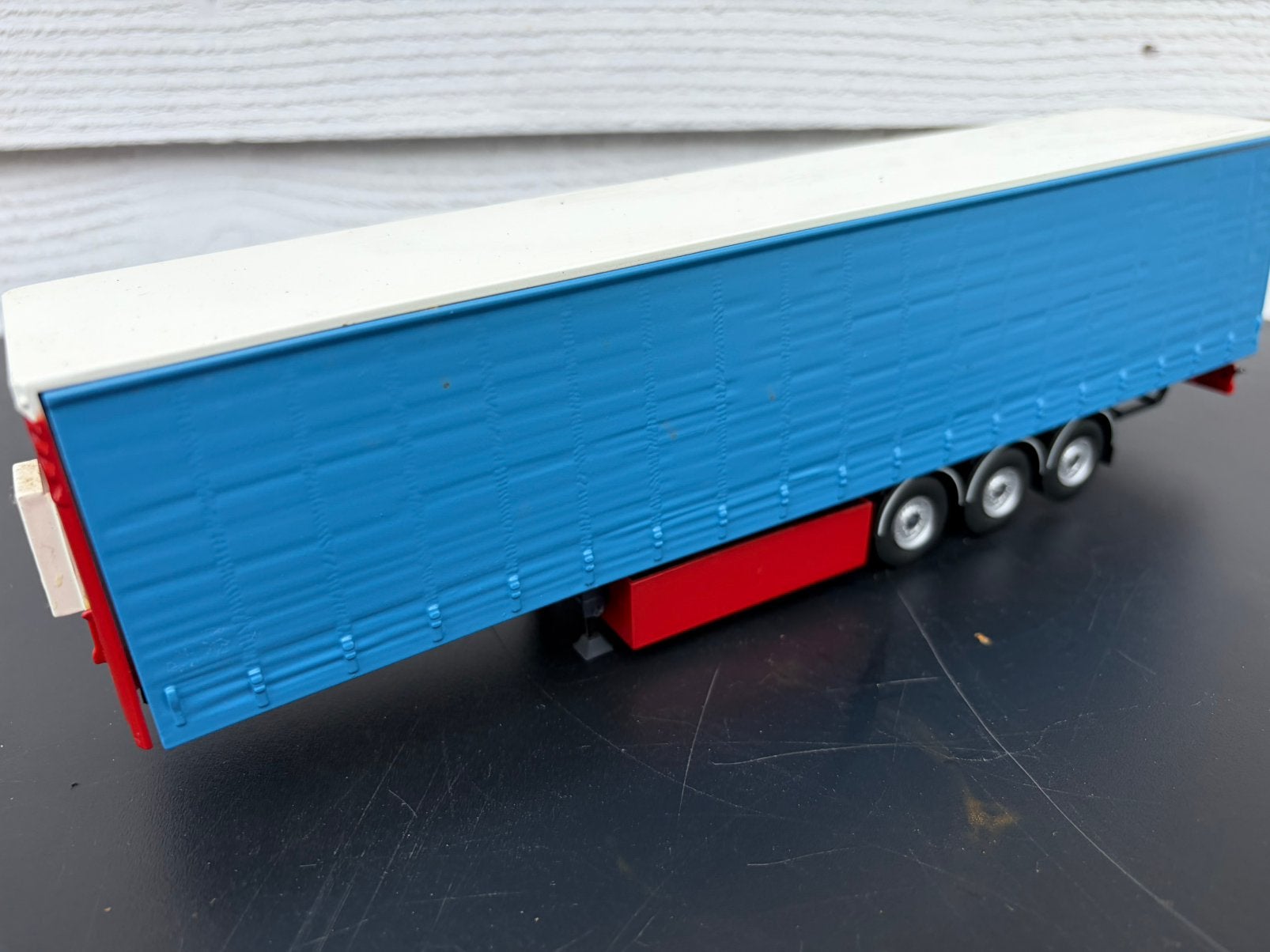 TEKNO OPLEGGER NOTTELMAN KRAVAG, Hobby en Vrije tijd, Modelauto's | 1:50, Ophalen of Verzenden, Gebruikt, Bus of Vrachtwagen, Tekno