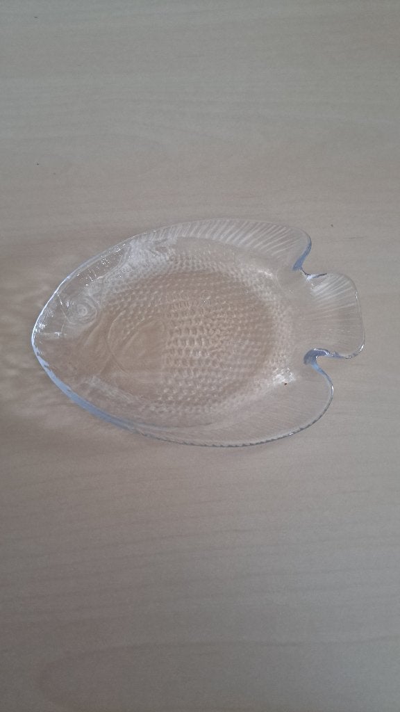 Vintage Acroroc glazen Vis Schaal, Antiek en Kunst, Ophalen of Verzenden