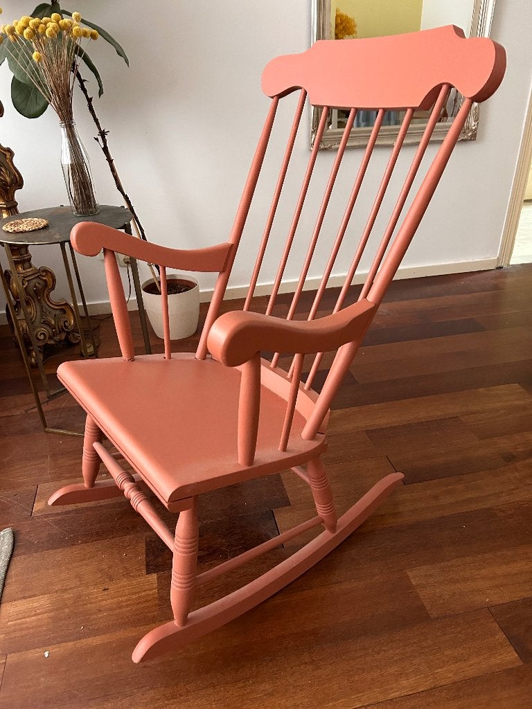 Vintage schommelstoel, Antiek en Kunst, Antiek | Meubels | Stoelen en Banken, Ophalen