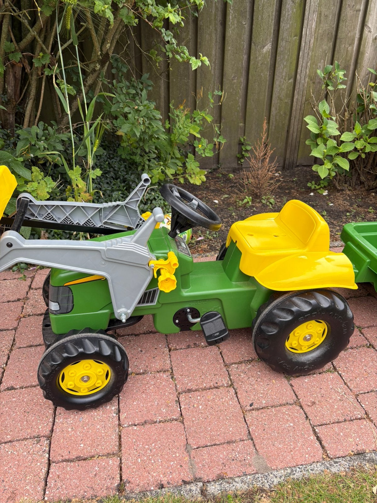 John Deere traptractor met aanhangwagen, Ophalen, Zo goed als nieuw, Trapvoertuig