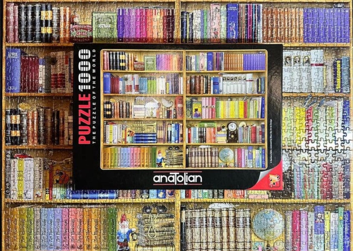 Anatolian - Boomshelves van Barbara Behr - 1000, Hobby en Vrije tijd, Denksport en Puzzels, Ophalen of Verzenden, 500 t/m 1500 stukjes