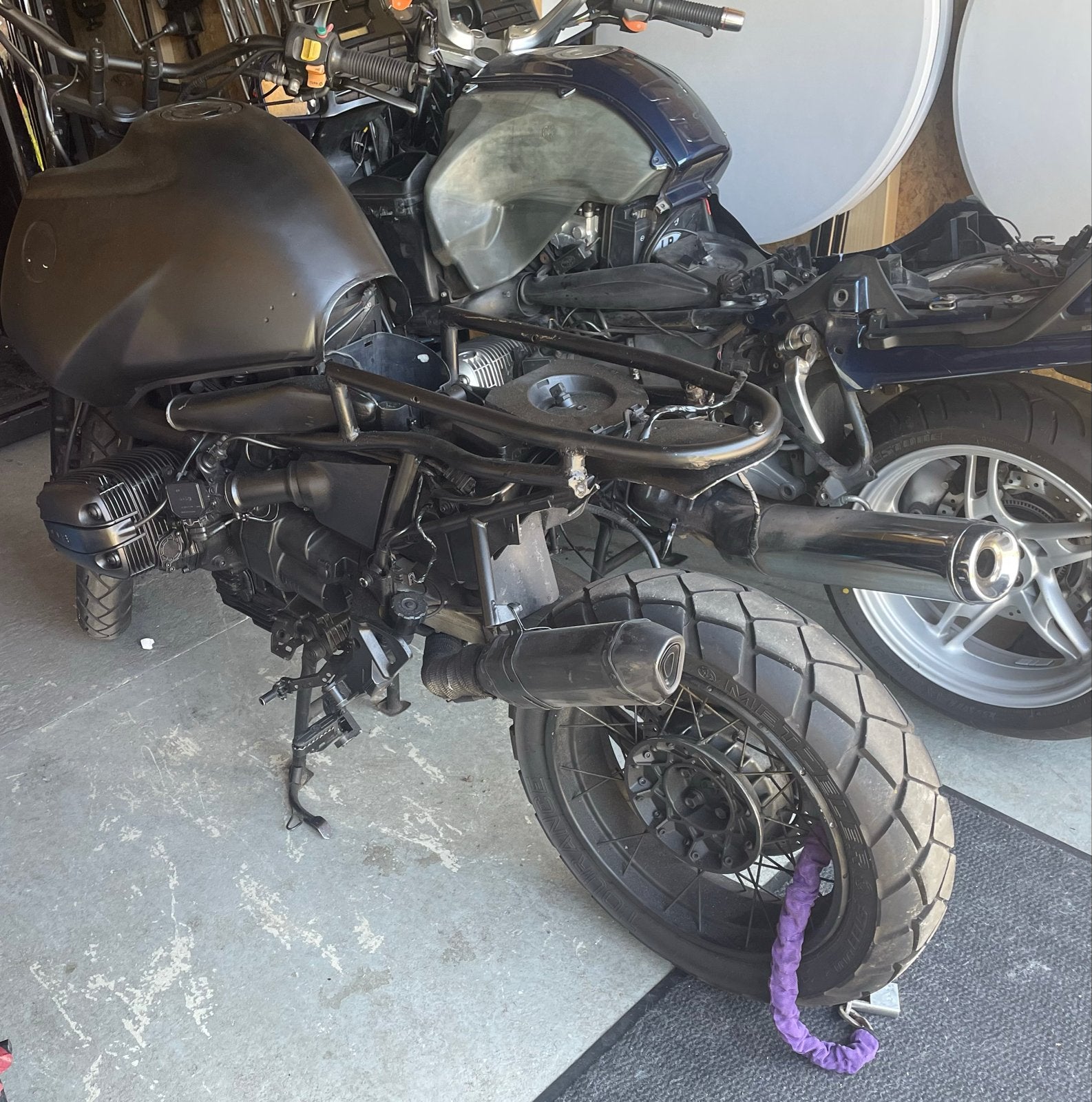 BMW R1100GS voor onderdelen heeft geen kenteken meer., Ophalen, Gebruikt