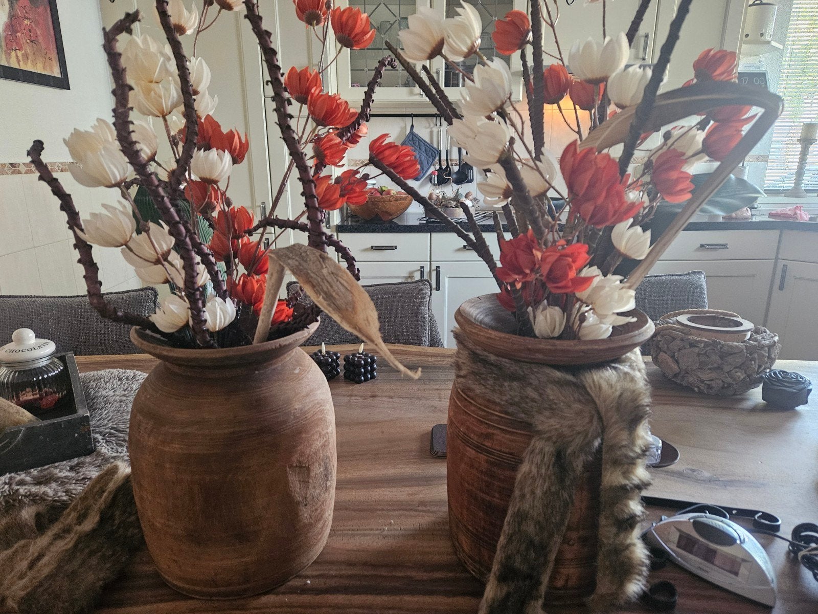 keulse potten, Huis en Inrichting, Ophalen, Hout, Brocante, Zo goed als nieuw