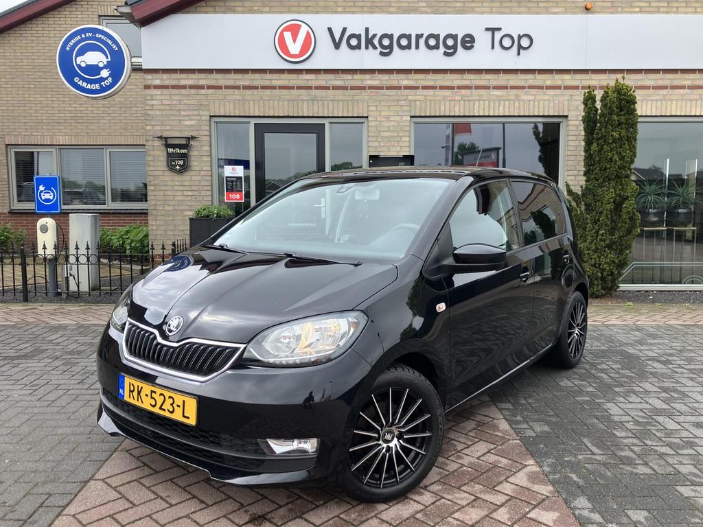 Skoda Citigo 1.0 Greentech | Cruise | LMV | Elektr. ramen, Voorwielaandrijving, Stof, Gebruikt, Zwart