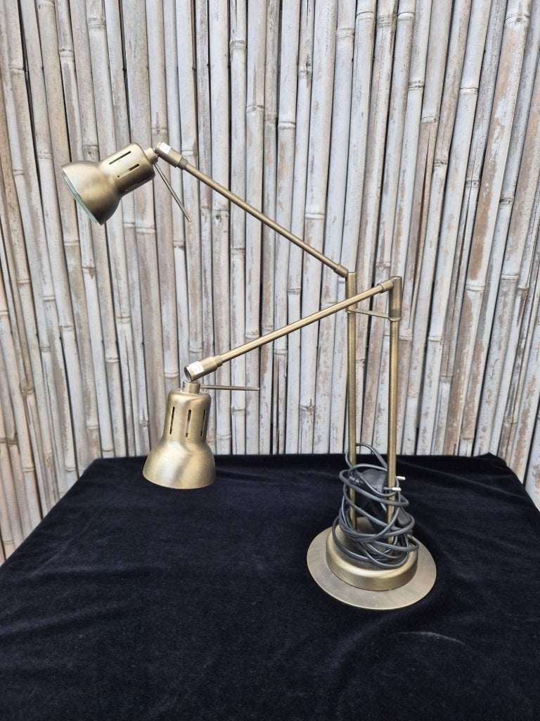 Bureaulamp - Architectenlamp - 2 Spots - Verstelbaar  , Inclusief lichtbron, Bureaulamp, Gebruikt, Overige merken