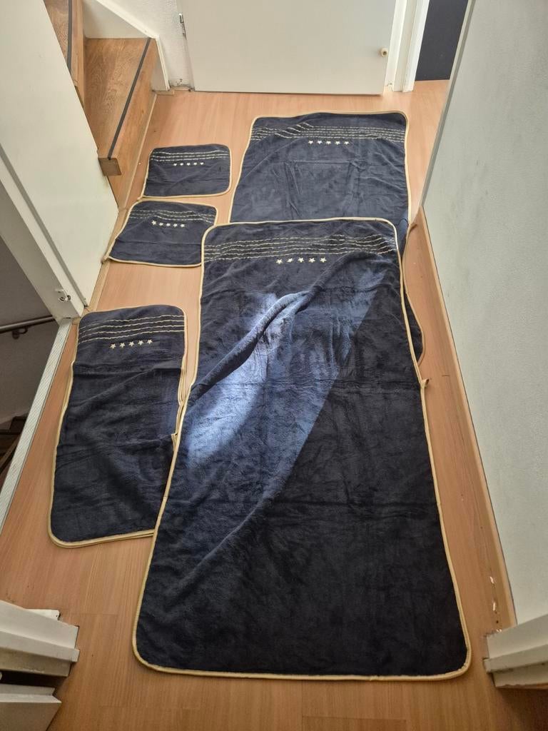 6 Nieuwe Handdoeken - Donkerblauw met Sterren, Ophalen of Verzenden