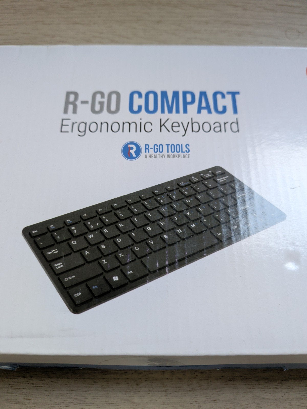 R-Go Compact Ergonomisch Toetsenbord - QWERTY (US) - Bedraad, Computers en Software, Nieuw, Ophalen of Verzenden, Ergonomisch