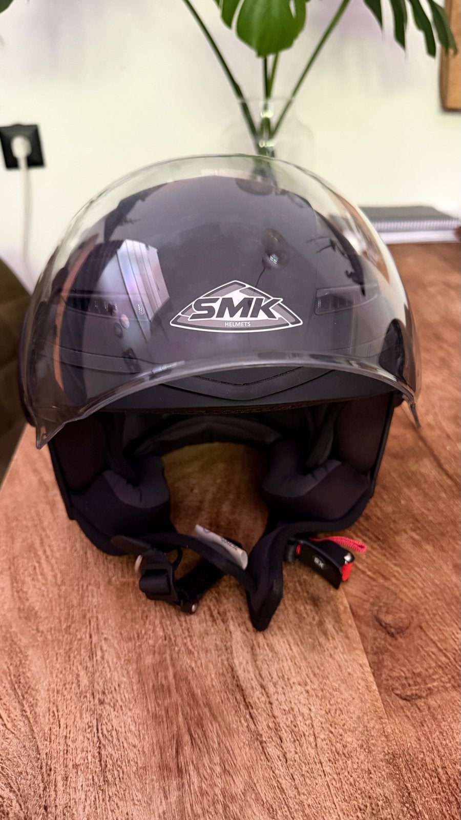 SMK Jethelm - Zwart, Maat XS, Motoren, XS, Heren, Jethelm, Tweedehands