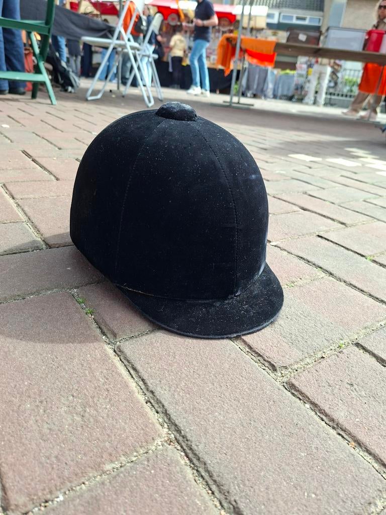 Zwarte stoffen cap, Maat 59, Ophalen of Verzenden, Nieuw