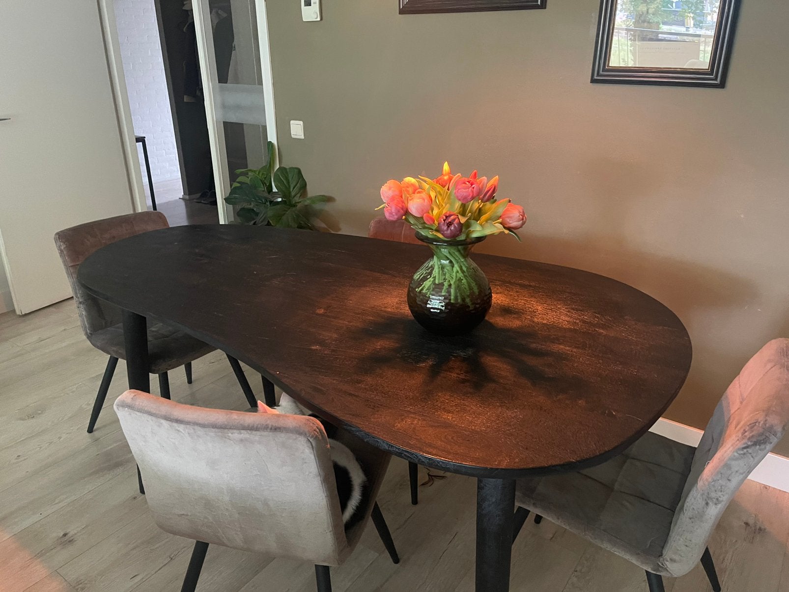 Tafel, Ophalen, 200 cm of meer, 50 tot 100 cm, Zo goed als nieuw
