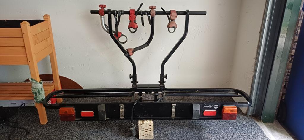 Te koop fietsdrager., Ophalen, Gebruikt, 2 fietsen, Trekhaakdrager