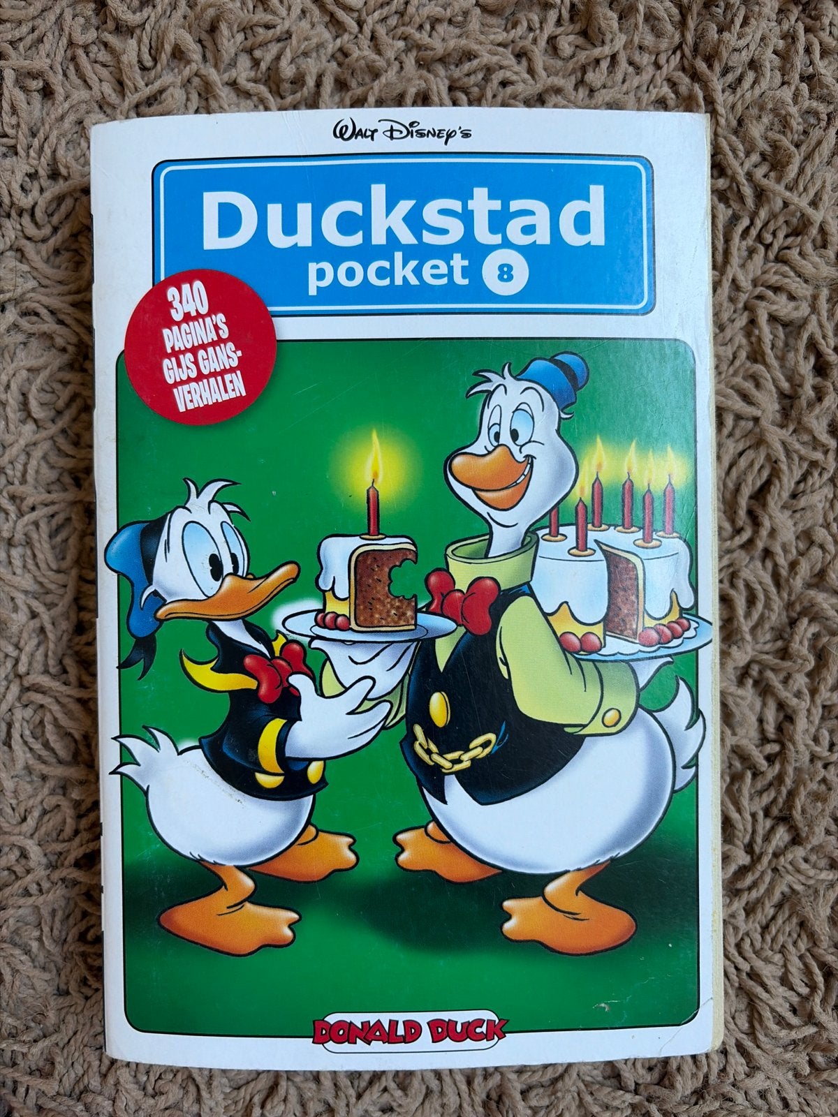 Donald Duck Duckstad Pocket 8 - Gijs Gans Verhalen, Boeken, Stripboeken, Eén stripboek, Ophalen of Verzenden, Gelezen