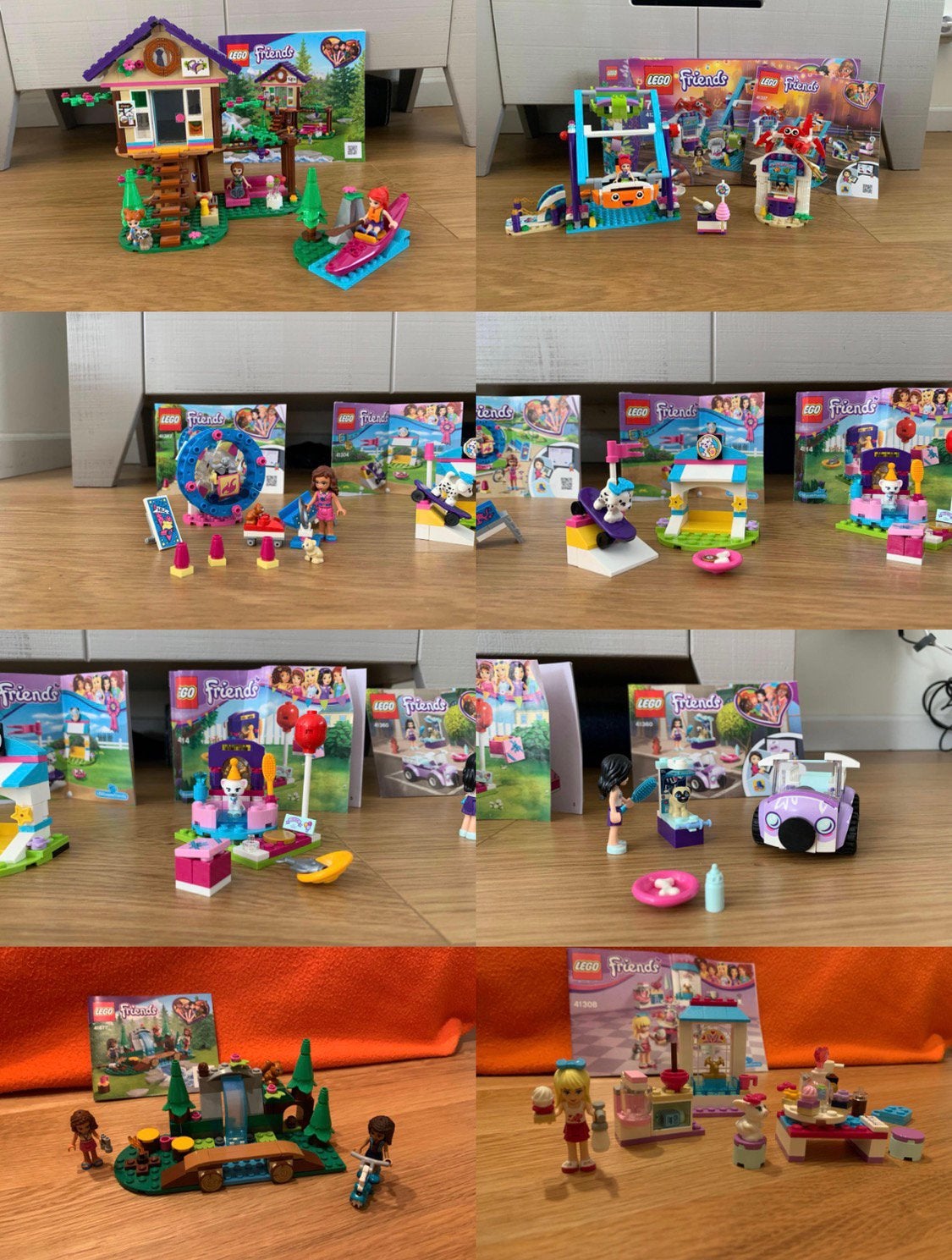 LEGO Friends set – 10 complete sets met boekjes, Ophalen of Verzenden, Zo goed als nieuw, Toebehoren