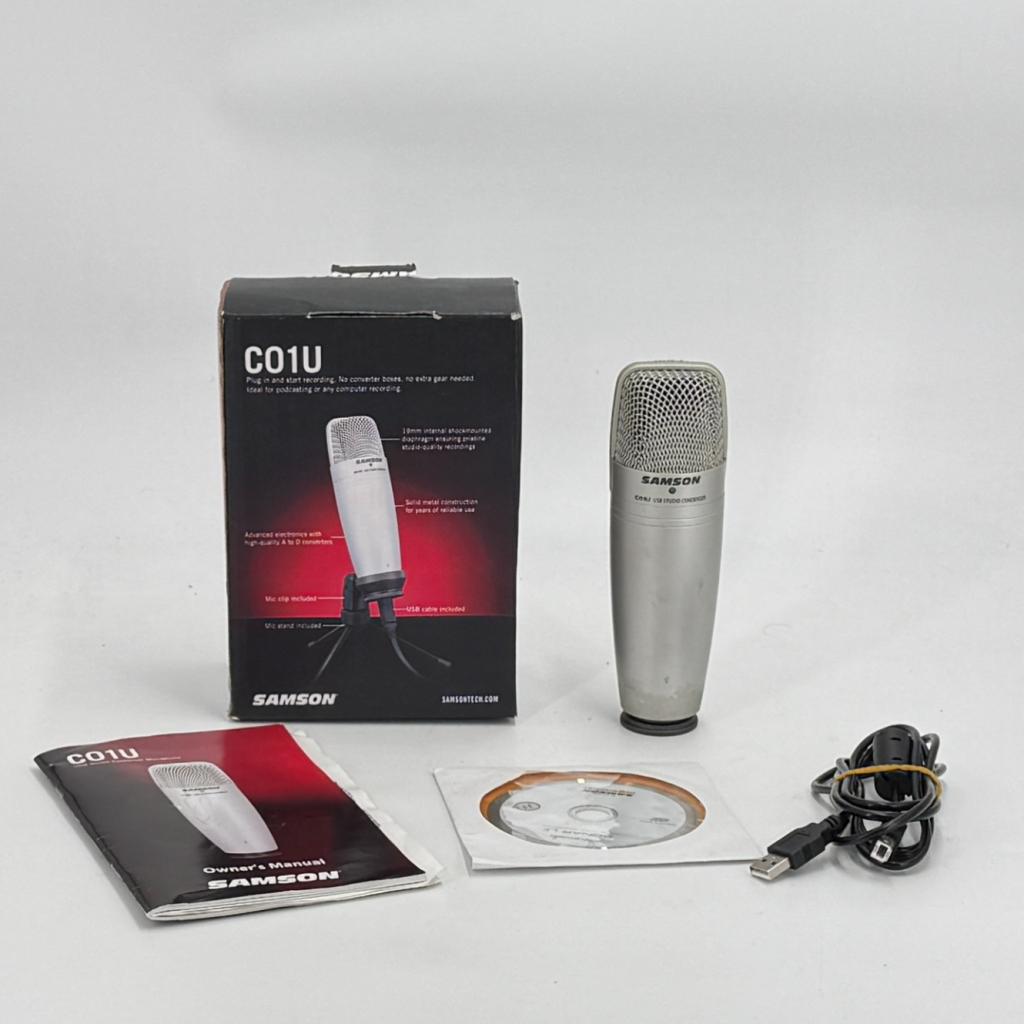 Samson C01U USB-studiomicrofoon, Muziek en Instrumenten, Microfoons, Zo goed als nieuw