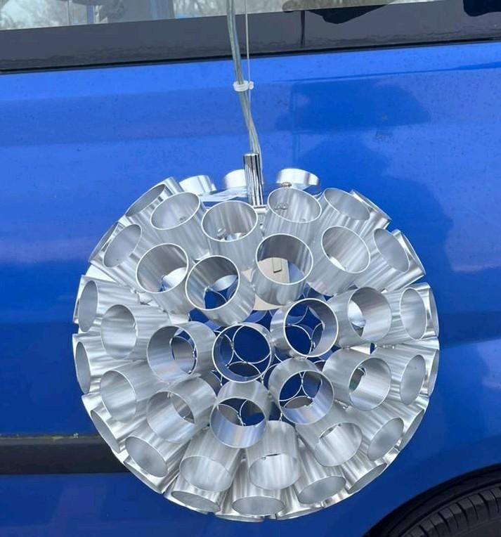 Vintage space age buisjes lamp, jaren 80, Ophalen of Verzenden