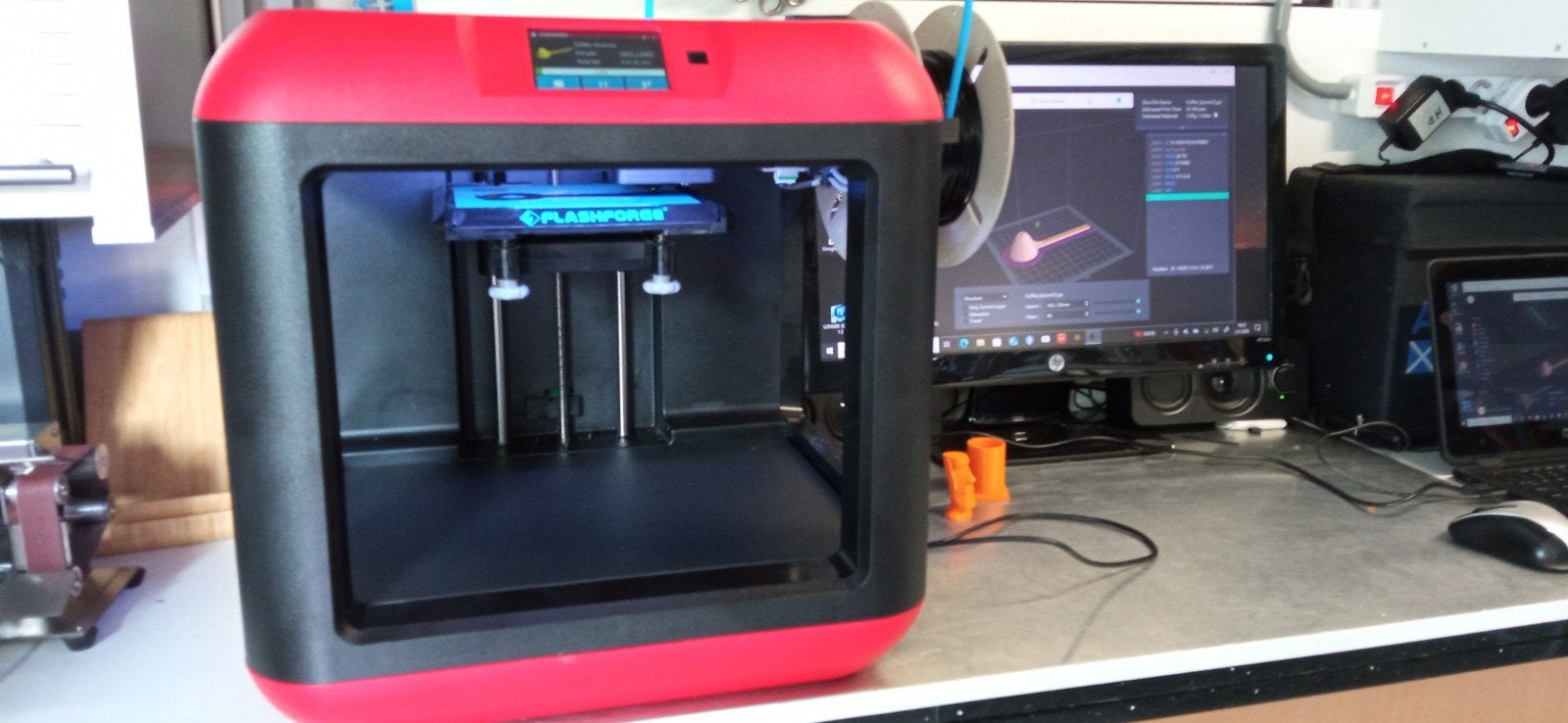Goede Flashforge Finder 3d printer., Computers en Software, Ophalen, Ingebouwde Wi-Fi, FlashForge, Zo goed als nieuw