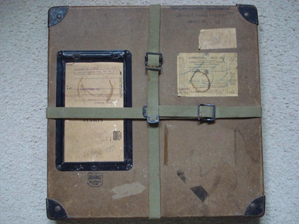 vintage 16mm-filmtransportkoffer (ca. 1948), Audio, Tv en Foto, Filmrollen, Ophalen of Verzenden, 16mm film
